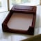 Dacasso Brown Crocodile Embossed Leather 4" x 6" Memo Holder AG-2009 - alternate 3